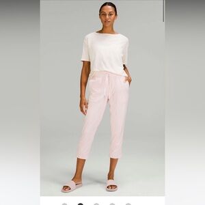 Lululemon Dance Studio Crop strawberry milkshake